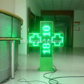 Señal de cruz de farmacia LED programable de farmacia de hospital
